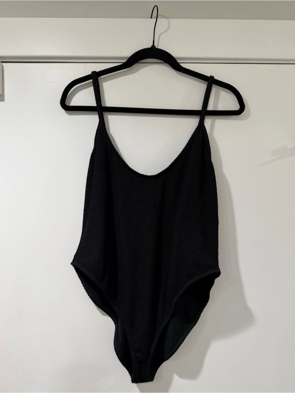 Good American Always Fits One Piece Swimsuit 7/8 4XL 5XL Black Vacation Resort